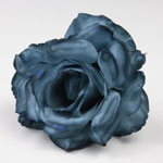 Petite rose de Cadix. 10cm. Bleu 65 3.802€ #50419165AZ65